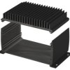 BOPLA ABPH 1680-0100 KWL (84468100) - profil aluminiowy półotwarty do montażu naściennego z radiatorem (169 x 82 x 100 mm)