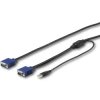 Kabel KVM, dł. 1.8m, VGA - USB A; VGA, kolor: Czarny, StarTech.com