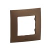 NOWE NILOE Ramka 1 pojedyncza brązowa dark bronze NP111DB LEGRAND