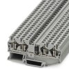 Component terminal block, spring balancer connection, 0.08-6.0 mm², 4 pole, 1.5 A, 8 kV, gray, 3037795