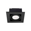 Lampa podtynkowa blocco czarna 1x7W GU10 LED 560lm ML472