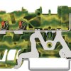 2-wire/1-pin PE basic terminal, push-in connection, 0.25-4.0 mm², 1 pole, green-yellow, 2222-1307/999-953