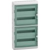 Small distributor, Mureva, Mini Mureva, 19", 4x18 HP, (H x W x D) 842 x 448 x 160 mm, IP65/IK09, polymer, light gray, 13437