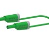 Adapter z wtykiem bananowym 2717-IEC-150V, kolor: Zielony, dł. 150cm, Electro PJP