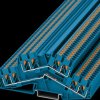 3210610 Double-deck terminal block, PTTBS 2.5 Quattro, blue