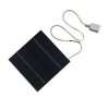1.2W 5V Panel Słoneczny Polikrystaliczny Ładowarka 100x100mm Przenośna Na Zewnątrz USB Ładowarka do Telefonu Power Bank Ładowark