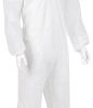medical care & serve 1005176 Jednorazowy kombinezon ochronny EXTRA LARGE XXL Rozmiar ubrania: XXL biały