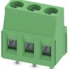PCB terminal, 3 pole, pitch 5.08 mm, AWG 24-14, 16 A, screw connection, green, 1888690