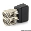 D4S20W-40MA5-A RIGHT ANGLE PLUG PCB BLACK THT ROSENBERGE