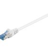 Kabel Patchcord CAT 6a S/FTP PIMF RJ45/RJ45 0.50m biały