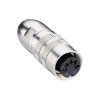 Lumberg 0322 08-1 8 Pin Shielded DIN Female Socket IEC 60130-9 Cable Mount