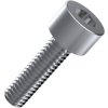 Cylinder head screw, internal hexagon, M6, Ø 10 mm, 8 mm, steel, galvanized, ISO 4762, 001.16.631