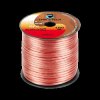 2x1.0mm OFC Speaker Cable - 99.99% Copper, Transparent