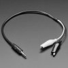 Adafruit 3.5mm Mono Audio Plug to Alligator Clips