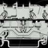 2002-1301 3-conductor feed-through terminal, 24 A 0.25 - 2.5 mm² grey