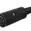 DIN 7-pin Socket for Cable, Soldered