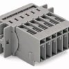 Gniazdo X-COM 2-biegunowe szare raster 5mm 769-602/002-000 /100szt./