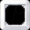 389125 1-M frame - 1-gang, active white, glossy