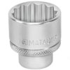 Matador Schraubwerkzeuge 30751120 zewnętrzny podwójny sześciokąt Nasadka 12 mm 3/8