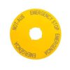 Tabliczka Opisowa Żółta Okrągła Emergency Stop (4 Języki) M22-Xak2 216466