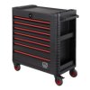 Szafka narzędziowa, na kółkach, 7-szufladowa, 1018 x 922 x 458mm, materiał: Stal, RS PRO