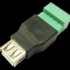 Opencircuit USB female to crown stone adapter