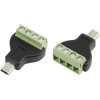 RS PRO Złącze USB Prosty Mini USB typ B Kabel Męski 1-portowe
