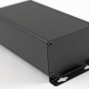 Aluminum enclosure, (L x W x H) 160 x 89 x 56 mm, black (RAL 9005), IP54, 1455ZT1601BK