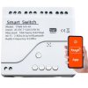 Przekaźnik Beznapięciowy 4-kanałowy WiFi + RF433 Tuya Zasilanie 5–32 V AC/DC lub 5 V microUSB