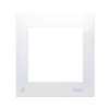 SIMON 54 PREMIUM Ramka 1 pojedyncza PREMIUM do puszek karton-gips IP20 / IP44 antybakteryjny biały DRK1/AB11 KONTAKT SIMON