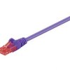 Kabel Patchcord CAT 6 U/UTP RJ45/RJ45 0.50m fioletowy