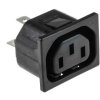 Złącze IEC IEC C13, Montaż zatrzaskowy Prosty Bulgin Męski 10A 250V