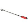 Sealey AK6698 Ratchet Wrench Flexi-Head Extra Long 600mm 1/2"Sq Drive