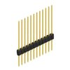 Złącze kołkowe, listwa kołkowa, męskie, proste,Il. pinów: 12, THT, 1,5A, 125V, raster: 1,27 mm 10155167