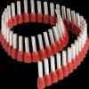 Ferrules - Stripe, 1,5 mm², red
