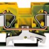 2-wire protective earth terminal, spring-clamp connection, 0.2-16 mm², 1 pole, yellow/green, 283-607/999-950