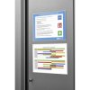 Magnetoplan 1120100 Magnetic document pocket Transparent White A4