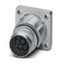 Złącze wielostykowe przemysłowe 9-pinowe M17 Montaż przedni Wtyczka Phoenix Contact