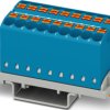 Distribution block, push-in connection, 0.14-2.5 mm², 22.5 A, 8 kV, blue, 1221477