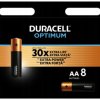 8 x bateria alkaliczna Duracell OPTIMUM LR6 AA (blister)