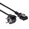 Kabel zasilający Akyga AK-PC-05C CU 3x1mm² CEE 7/7 / IEC C13 5m