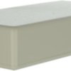 ABS enclosure, (L x W x H) 128 x 64 x 26 mm, white (RAL 9002), IP54, SR33.7