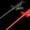 L9243 Alligator clip, red/black, 4 mm