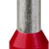 Insulated wire end ferrule, 10 mm², 22 mm long, DIN 46228-4, red, DZ5CA102D