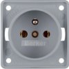 Integro Flow Gniazdo z uziemieniem szary 961852506 HAGER