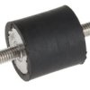 Mocowanie antywstrząsowe, M6, Ø 25mm, materiał: Guma naturalna 60Shore A, RS PRO