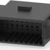 Plug housing, 20 pole, pitch 2.5 mm, straight, black, 1-1318114-9