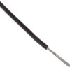 Przewód montażowy 0,08mm² Czarny RS PRO XLPVC 28 AWG 150 V dł. 100m 7/0,12 mm +80°C UL 1581, UL 758