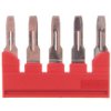 Mostek Wtykany 5-Torowy Czerwony Fbs 5-8 3030310 /25Szt./