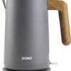 DOMO WASSERKOCHER Czajnik szary matowy Pojemność: 1.7 l